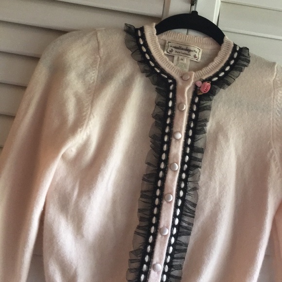 Nanette Lepore Sweaters - Nanette Lepore Cashmere XS Sweater Pink buttons